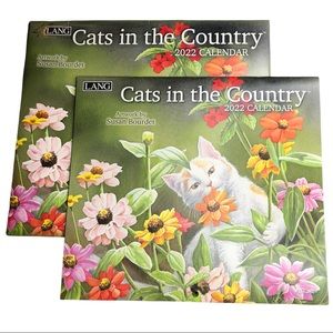 Cat in the Country 2022 Wall Calendar Susan Bourdet Artwork